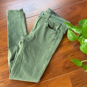 American Eagle - Green Super Stretch Jeggings